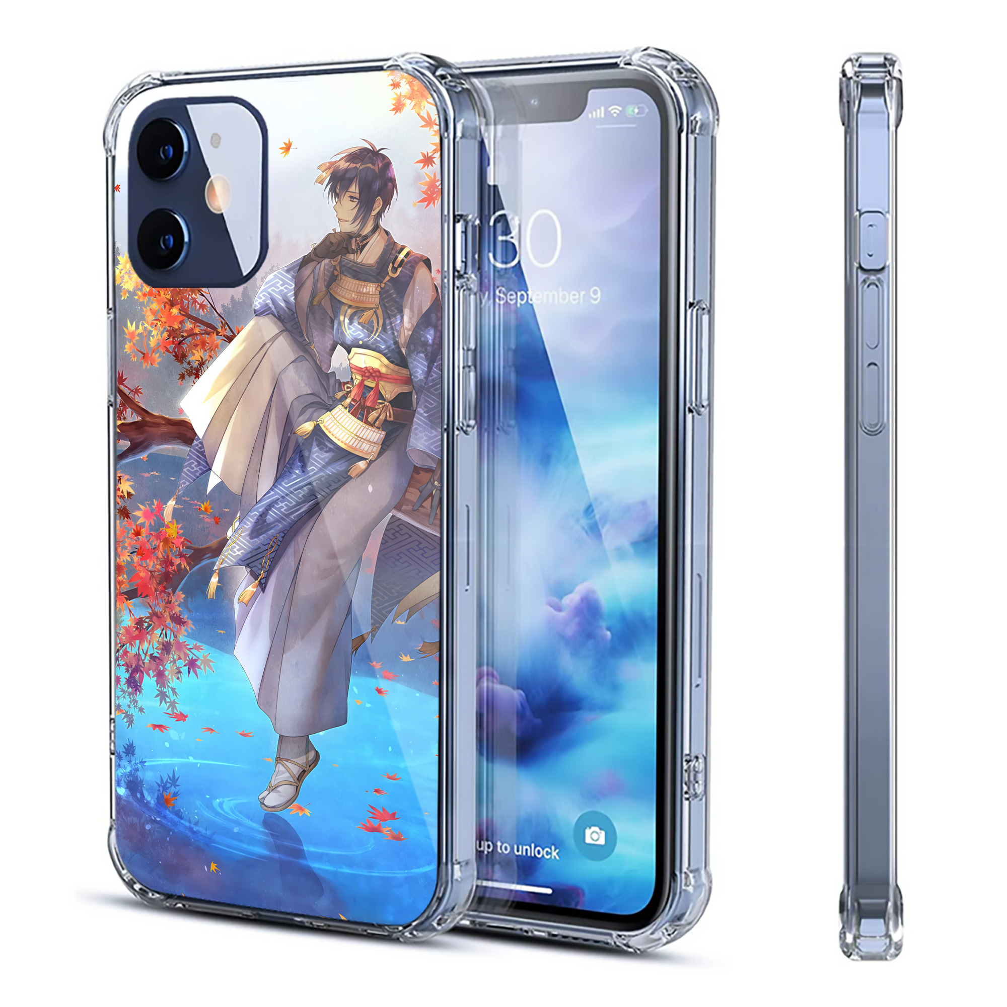 （画像用） 刀剣乱舞 Touken Ranbu 【iPhone 12シリーズ対応】透明スマホケース（クリアソフトケース）
